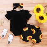 Aoswep Baby Girl Clothes Infant Newborn Girl Outfits Summer Clothes Romper Short - Image 3